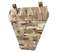 ZJIEYU Tactical Crotch Protective Panel, Molle Lower Abdomen Protector, with Foam Inset Padding, for Huting Airsoft Paintball Design(Cp)