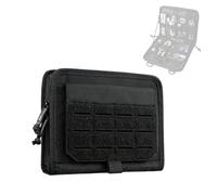 ZJIEYU Tactical Molle Admin Pouch, Outdoor Tactical Bag, Laser-Cut Organizer Tool Pouch, for Camping Hiking Outsport