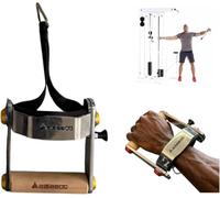 ZJIUWAN Lateral Raise Attachment, Stainless Steel Cable Workout Handle