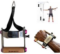 ZJIUWAN Lateral Raise Attachment, Stainless Steel Cable Workout Handle