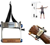 ZJIUWAN Lateral Raise Attachment, Stainless Steel Cable Workout Handle