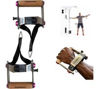 ZJIUWAN Lateral Raise Attachment, Stainless Steel Cable Workout Handle
