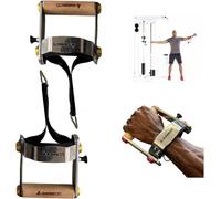 ZJIUWAN Lateral Raise Attachment, Stainless Steel Cable Workout Handle