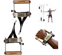 ZJIUWAN Lateral Raise Attachment, Stainless Steel Cable Workout Handle