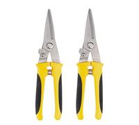 ZJIVQO 1pc Sheet Industrial Heavy-Duty Shears Multipurpose Tools Metal Snips for Cutting Metal Pp Handle Scissor Heavy Duty Scissor High Carbon Steel Scissor Non-Slip (2)