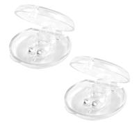 ZJIVQO 2pcs Magnetic Anti Snore Nose Clip Silicone Anti Snore Devices with Box Reusable Anti Snoring Stopper for Removal of Noise While Sleeping Comfortable Sleep Better Breathing