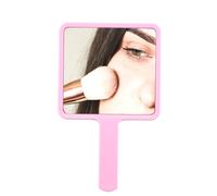 ZJIVQO Hand Held Mirror Hand Mirror with Handle Square Makeup Mirror Handheld Cosmetic Mirror for Girls Women Lady Salon Hairdressing Mirror with Handle Portable Travel Cosmetic Mirror