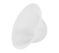 ZJIVQO Replacement Glass Shades White Glass Lamp Shade Covers Decorative Wall Light Shades E27 Clip On Bulb Ceiling Pendant Light for Table Wall Floor Ceiling