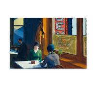 ZJIXAOSD Edward Hopper 1929 Restaurant Kitchen Canvas Wall Art Posters And Prints Room Aesthetic Bedroom Office Decor 12x18inch(30x45cm)