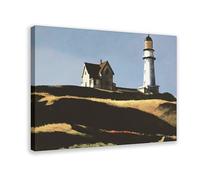 ZJIXAOSD Edward Hopper, Beacon Hill, 1927 Canvas Wall Art Posters And Prints Room Aesthetic Bedroom Office Decor 20x30inch(50x75cm)