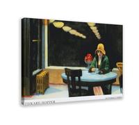 ZJIXAOSD Edward Hopper Vending Machine Retro Student Dormitory Canvas Wall Art Posters And Prints Room Aesthetic Bedroom Office Decor 12x18inch(30x45cm)