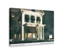 ZJIXAOSD Edward Hopper Visitor Room 1945 Canvas Modern Poster Wall Art Prints Paintings Living Room Bedroom Decor 16x24inch(40x60cm)