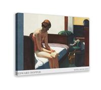 ZJIXAOSD Edward Hopper's Hotel Room 1931 Canvas Modern Poster Wall Art Prints Paintings Living Room Bedroom Decor 12x18inch(30x45cm)