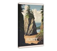 ZJIXAOSD Fundy National Park, Canada Canvas Art Wall Decor Posters Home Bar Restaurant Garage Cafe Logo Gift 12x18inch(30x45cm)