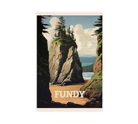 ZJIXAOSD Fundy National Park, Canada Canvas Modern Poster Wall Art Prints Paintings Living Room Bedroom Decor 24x36inch(60x90cm)