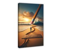 ZJIXAOSD If You Can't Find A Way, Make One Canvas Modern Poster Wall Art Prints Paintings Living Room Bedroom Decor 24x36inch(60x90cm)