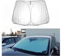ZJIZOU Car Front Windshield Sun Shade For Land Rover Range Rover L322, Sun Shield Anti-UV Heat Insulation Interior Accessories,B-Silver