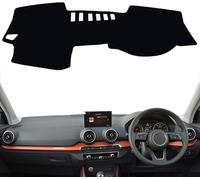 ZJIZOU Dashboard Cover Avoid Light Pad For Audi Q2 2016-2021,Pad Instrument Platform Desk Cover Accessories Sun Protection Protective.
