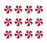 ZJKESDIOAW Christmas Candy Shape Door Handle Covers Christmas Kitchen Decorations Red Peppermint Decorative Cupboard Knob Covers for Kitchen Door Knobs Cabinet Living Room 1/3/5/12/24PCS