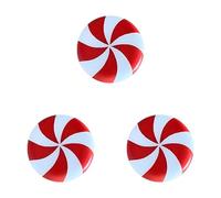 ZJKESDIOAW Christmas Candy Shape Door Handle Covers Christmas Kitchen Decorations Red Peppermint Decorative Cupboard Knob Covers for Kitchen Door Knobs Cabinet Living Room 1/3/5/12/24PCS