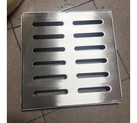 ZJLZJLO Road Drainage Passage, Square Metal Drain Channel, Indoor Outdoor Drainage Floor Drain, Road Rain And Sewage Drainage, Square Decorative Hole Cover,40×40×3cm