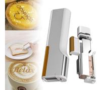 ZJLZJLO Wireless Coffee Latte Art Printer, Inkjet Printer Color Barcode Printer Wireless, with Mobile APP Control, 300dpi Printing Accuracy, Biscuit Bread Cake Coffee,Red