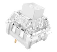 Zjmehty Kailh Box White Mechanical Keyboard Switches,3-Pin 45gf Clicky/Speed Typing/Gaming/Waterproof Switches(108Pcs,Kailh Box White)