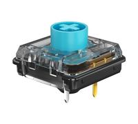 Zjmehty Kailh Choc V2 Blue Low Profile Switches for Mechanical Keyboard,4-Pin 55gf Clicky RGB/SMD/MX Switch(108pcs,Choc V2 Blue)