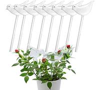 ZJNDAIYULIN 10Pack Plant Waterer Automatic Watering Globes Self-Watering Bulbs Garden Watering Stakes Bird Shape Design Hand Blown Glass Plant Water Drippers Automatic Irrigation Device
