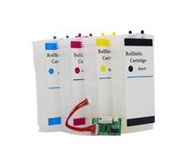ZJNWTVUH 130ML Empty Refillable Ink Cartridge Compatible With 10 82 Designjet DJ 500 500ps 800 800ps 820 815MFP Printers Universal Fit Third Party Replacement(HP510 With ARC)