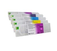 ZJNWTVUH 1PCS 440ML ECO-SOL MAX2 Compatible Empty Fill Cartridges With ESL3 Chips Compatible With Roland BN-20 SolJet PRO II SP-i Series Printers(Cyan)