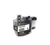 ZJNWTVUH 1PCS OR 1SET Compatible Ink Cartridge LC431 Compatible With DCP-J1050DW DCP-J1140DW MFC-J1010DW Printers Standard Capacity(1pcs Black)