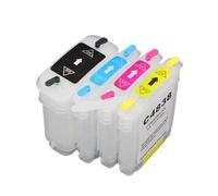 ZJNWTVUH 1set Empty Refill Ink Cartridges Compatible With 82 11 Compatible With DesignJet 111 111r A565A C4836a C4837a With Chip