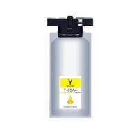ZJNWTVUH 4PCS Compatible Ink Cartridge Pigment Ink T05A1 T05A2 T05A3 T05A4 For WorkForce Pro WF-C878R WF-C879R C878R Printer Ink Bag(Yellow 220ml)
