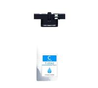 ZJNWTVUH 4PCS Compatible Ink Cartridge Pigment Ink T05A1 T05A2 T05A3 T05A4 For WorkForce Pro WF-C878R WF-C879R C878R Printer Ink Bag(Cyan 220ml)