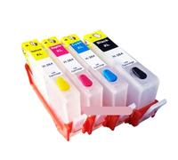 ZJNWTVUH 4pcs Refillable 364 XL Cartridges with ARC Chip Compatible With 4620 5510 3070a 3520 5520 6510 6515 6520 7510 7515 Printer