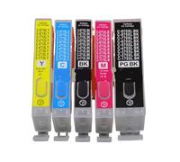ZJNWTVUH 5pcs EMPTY Refillable Ink Cartridges PGI970 PGI-970 PBK CLI-971 Compatible With MG5790 MG5795 Featuring ARC Chip