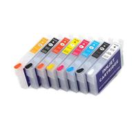 ZJNWTVUH 8 Colors EMPTY Refillable Ink Cartridge Set Compatible With Compatible Stylus Photo R1900 With Auto Reset Chips