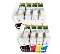ZJNWTVUH 8pcs Compatible Ink Cartridges Compatible With Workforce WF-3520DWF WF-3540DTWF WF-7525 Models Including T1301BK T1302C T1303M T1304Y