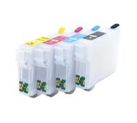 ZJNWTVUH Compatible 4 Color Set 222 222XL Empty Refill Ink Cartridges Compatible With XP5200 WF2960 Printers With Chip Region: America area only