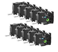 ZJNWTVUH Electrolytically Etched Metal Tape 18mm 24mm 36mm Compatible With MOBILE NON-ADHESIVE STENCIL TAPE STE-141 STE-151 161(10PK STe-151 24mm)