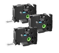 ZJNWTVUH Electrolytically Etched Metal Tape 18mm 24mm 36mm Compatible With MOBILE NON-ADHESIVE STENCIL TAPE STE-141 STE-151 161(3PK STe-161 36mm)