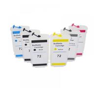 ZJNWTVUH EMPTY Compatible 130ML Refillable Ink Cartridge Compatible With Designjet T Series Printers With Permanent Chip