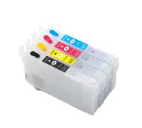 ZJNWTVUH EMPTY Compatible Refillable Ink Cartridge Set Compatible With Various Printers Including WF7820 WF7840 WF7310 EC-C7000 WF3820 WF4820 WF4830 WF4834 WF4835 Models(822XL)