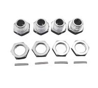 ZJNWTVUH Hex Nut 17mm Adapter Wheel Hub Compatible With Various 1/8 RC Cars(White)