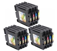 ZJNWTVUH Ink Cartridge Set Compatible With SG500 SG1000 Without Serial Number Sublimation Ink With Chip(3 set - K C M Y)