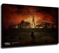 ZJP Fallout New Vegas,Poster Wall Art Home Wall Decorations for Bedroom Living Room Oil Paintings Canvas Prints /43 (unframed,16x24inch)