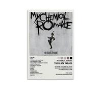 ZJPONB My Chemical Romance Poster Album The Black Parade Poster Canvas Wall Art Decorative Home Decor Painting for Living Room Bedroom 12x18inch(30x45cm) Unframe-style