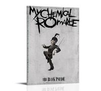 ZJPONB My Chemical Romance Poster Album The Black Parade Poster Canvas Wall Art Decorative Home Decor Painting for Living Room Bedroom 12x18inch(30x45cm) Frame-style