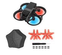 ZJRXM Avata FPV Drone Propeller Accessories Protective Box + 4 Pieces Silent Flight Propeller Kit for DJI Avata FPV Drone Accessories (Red)